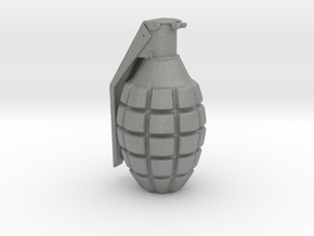 1/3rd Scale Pineapple Hand Grenade in Gray PA12