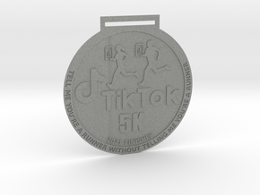 2021 TikTok 5K Run Medal in Gray PA12