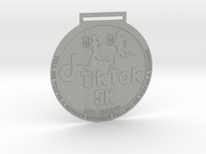 2021 TikTok 5K Run Medal in Aluminum