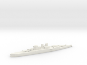 HMS Repulse 1/3000 in White Natural Versatile Plastic