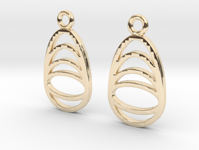 Watching you [Earrings] in 14k Gold Plated Brass