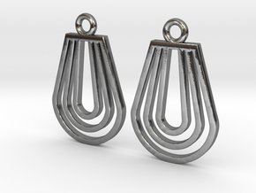 Drop [Earrings] in Polished Silver
