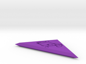 Air Tile in Purple Processed Versatile Plastic