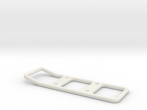 Icom IC-7300 side rails in White Natural Versatile Plastic