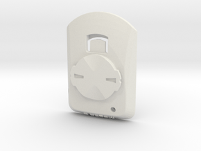 Wahoo Elemnt Bolt V2 to Garmin Edge Adaptor in White Natural Versatile Plastic