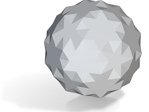 08. Small Snub Icosicosidodecahedron - 1 In in Tan Fine Detail Plastic