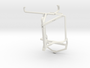 Controller mount for PS4 & Samsung Galaxy F22 - To in White Natural Versatile Plastic