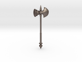 Axe Hammer  in Polished Bronzed-Silver Steel