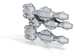 Corellian gunships DP20 frigate 3 models x 40 mm in Tan Fine Detail Plastic