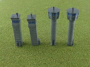 Iron Curtain Watchtowers 1/285 6mm in Smooth Fine Detail Plastic