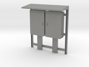 1:24 Industrial Relay Cabinet in Gray PA12