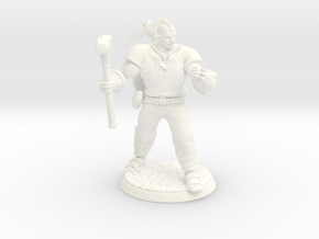 Half giant with hammer and mining equipment in White Processed Versatile Plastic