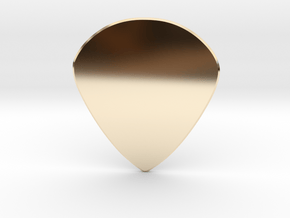 Sacred Goove MAZA Guitar Pick (UNOFFICIAL Replica) in 14K Yellow Gold: d00