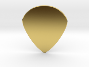 Sacred Goove MAZA Guitar Pick (UNOFFICIAL Replica) in Polished Brass: d00
