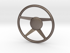 Cytra CB Steering Wheel (Lenkrad) V06 in Polished Bronzed-Silver Steel