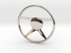 Cytra CB Steering Wheel (Lenkrad) V06 in Rhodium Plated Brass