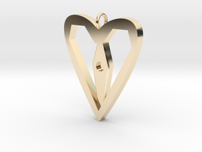 Heart Outer in 14K Yellow Gold