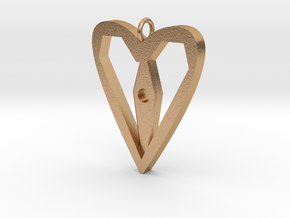 Heart Outer in Natural Bronze
