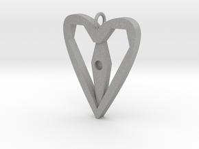 Heart Outer in Aluminum