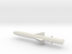 1:48 Miniature Soviet P800 Yakhont Missile in White Natural Versatile Plastic: 1:48 - O