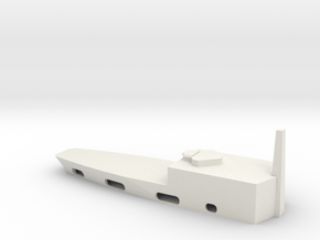 1/415 Scale HMS Tiger C20 Mod Kit in White Natural Versatile Plastic