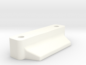Skateboard Deck Wall Hanger - Part A in White Processed Versatile Plastic