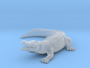 Crocodile miniature model fantasy games rpg dnd wh in Tan Fine Detail Plastic