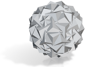 03. Great Pentagonal Hexecontahedron - 1in in Tan Fine Detail Plastic