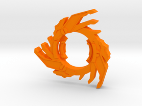 Beyblade Cyber Dranzer | Anime Attack Ring in Orange Processed Versatile Plastic