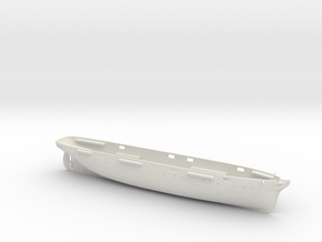 1/350 CSS Shenandoah Hull in White Natural Versatile Plastic