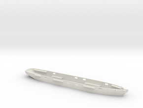 1/350 CSS Shenandoah Hull Waterline in White Natural Versatile Plastic