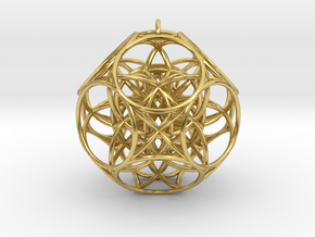 centere universe pendant4. in Polished Brass