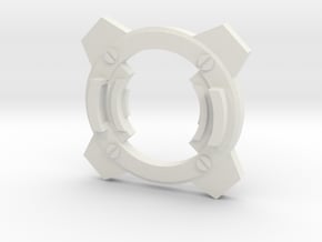 Beyblade Robobey | Anime Attack Ring in White Natural Versatile Plastic