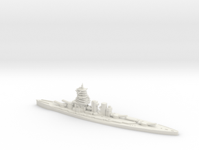IJN Kongo 1/3000 for axis and allies in White Natural Versatile Plastic