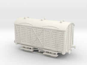 HO/OO GWR Fish van (Diag. S6) Chain in White Natural Versatile Plastic