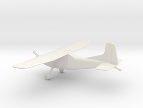 Cessna OE-2 Bird Dog in White Natural Versatile Plastic: 1:64 - S