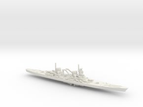 German P-Class Battlecruiser Turret Rotate in White Natural Versatile Plastic: 1:1800