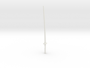 Katana Sword Type S in White Natural Versatile Plastic