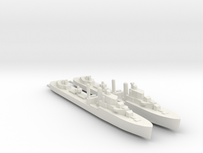 2pk sprue UK I-class destroyer 1:900 WW2 in White Natural Versatile Plastic