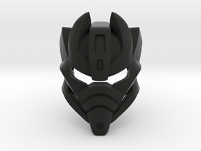 Great Azuhi, Mask of Fire in Black Premium Versatile Plastic