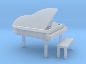 HO Scale Grand Piano in Tan Fine Detail Plastic