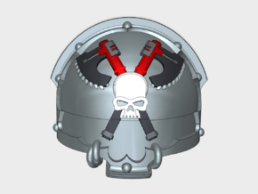 10x Skull Grinders 2 - T:4a Chaos Terminator Pad in Tan Fine Detail Plastic