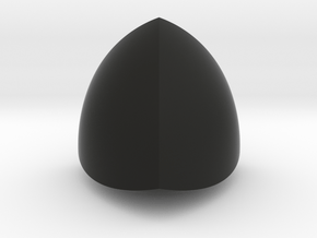 Reuleaux triangle in Black Natural Versatile Plastic