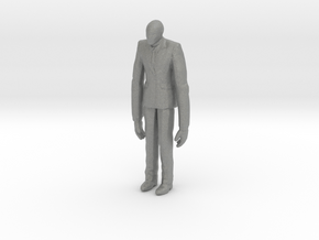 Slenderman 1/60 miniature for games and rpg horror in Gray PA12
