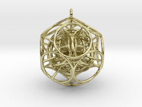 Alpha pendant in 18K Yellow Gold