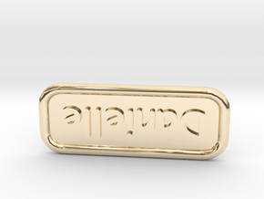 MyName in 14k Gold Plated Brass