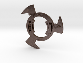 Beyblade Bump King | Plastic Gen Attack Ring in Polished Bronze Steel