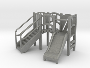 Playground Equipment 01. 1:64 Scale  in Gray PA12