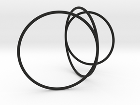 Hoola hoop bangle in Black Premium Versatile Plastic