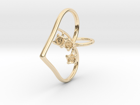 Lily of the Valley in 14k Gold Plated Brass: Small